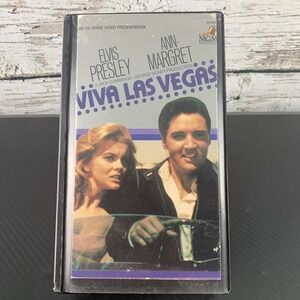 Viva Las Vegas VHS Tape Elvis Presley Ann-Margret MGM Movie‎ Film Collectible